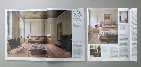 article for observer magazine of house tour with considered things